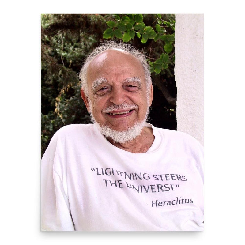 Alfred de Grazia poster print, in size 18x24 inches.