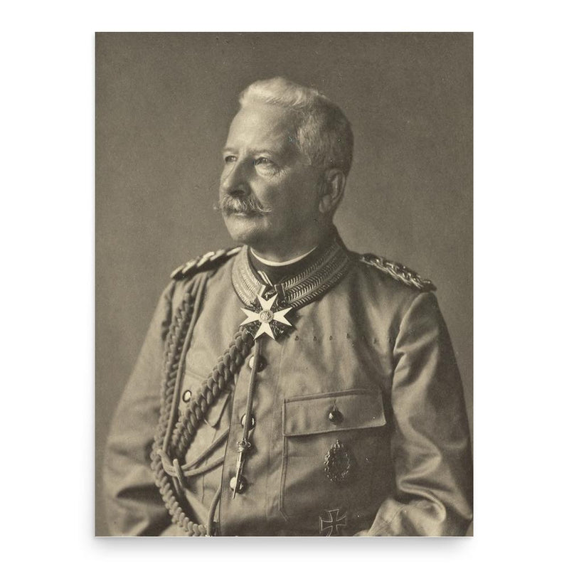 Alfred von Waldersee poster print, in size 18x24 inches.
