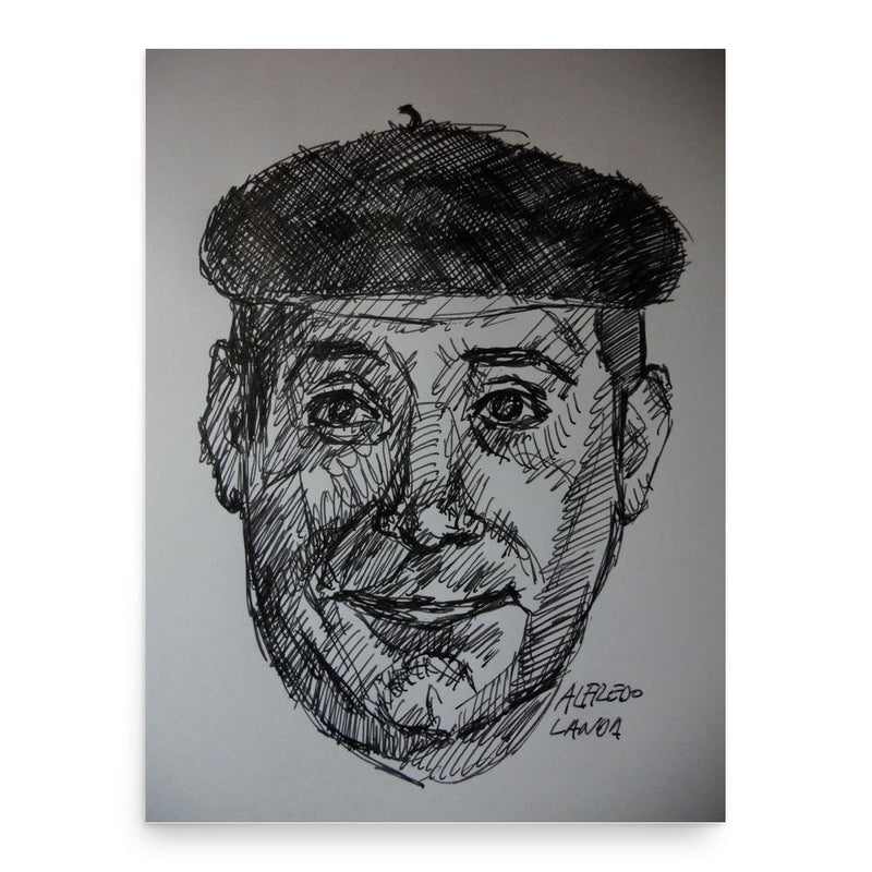 Alfredo Landa poster print, in size 18x24 inches.