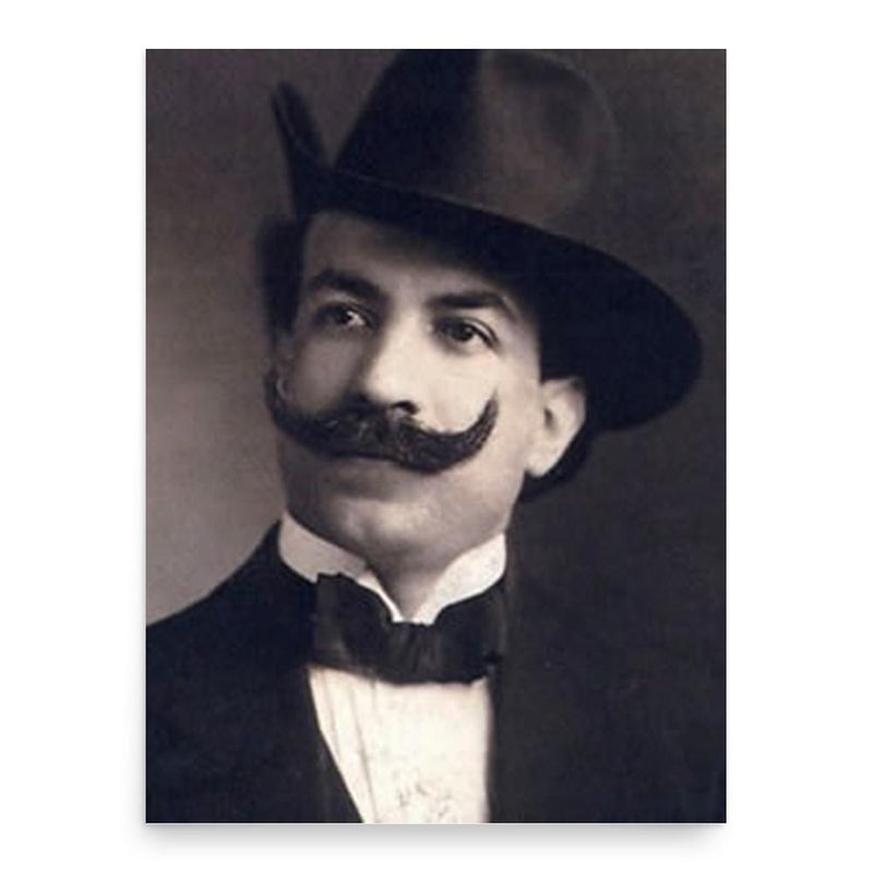 Alfredo Palacios poster print, in size 18x24 inches.