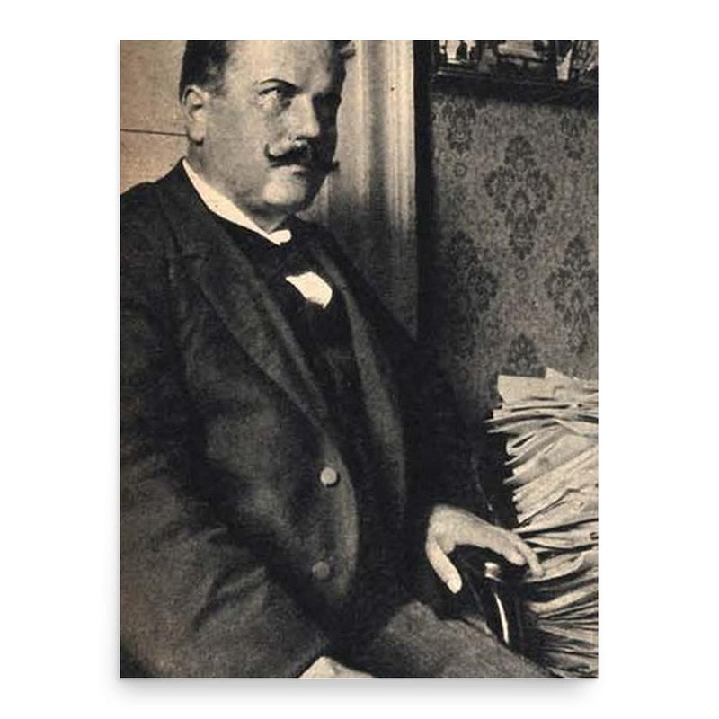 Alfredo Panzini poster print, in size 18x24 inches.