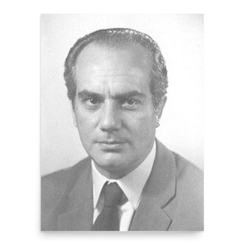 Alfredo Reichlin poster print, in size 18x24 inches.