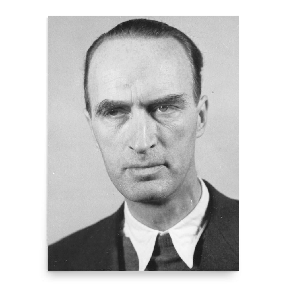 Alfried Krupp von Bohlen und Halbach poster print, in size 18x24 inches.