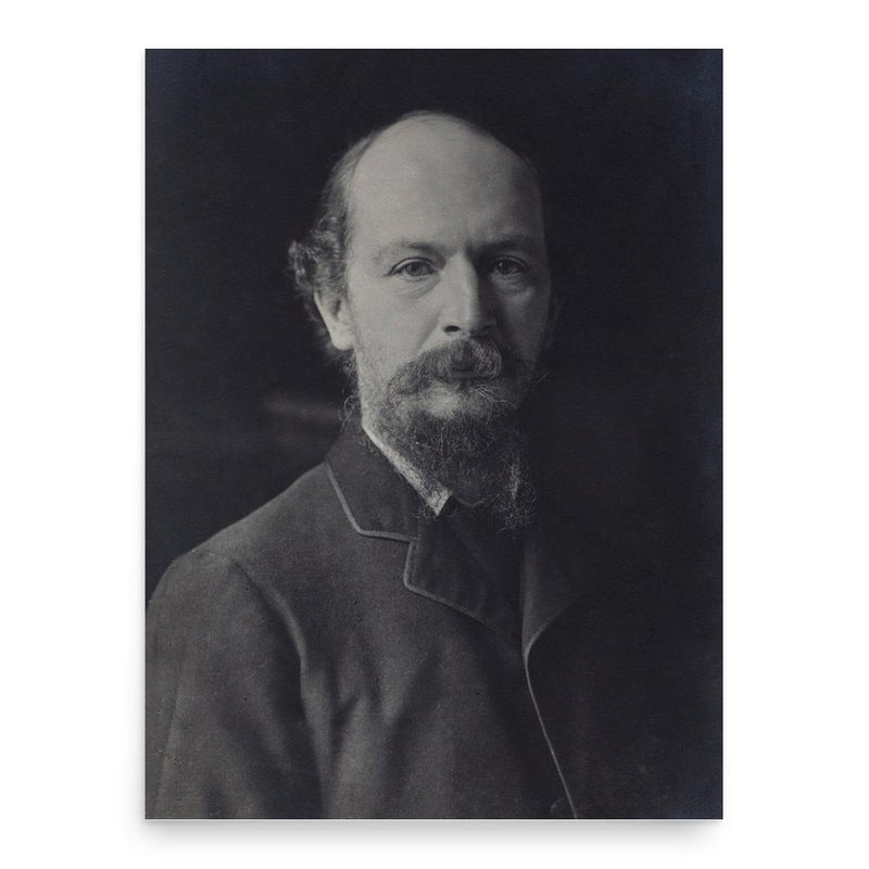 Algernon Charles Swinburne poster print, in size 18x24 inches.