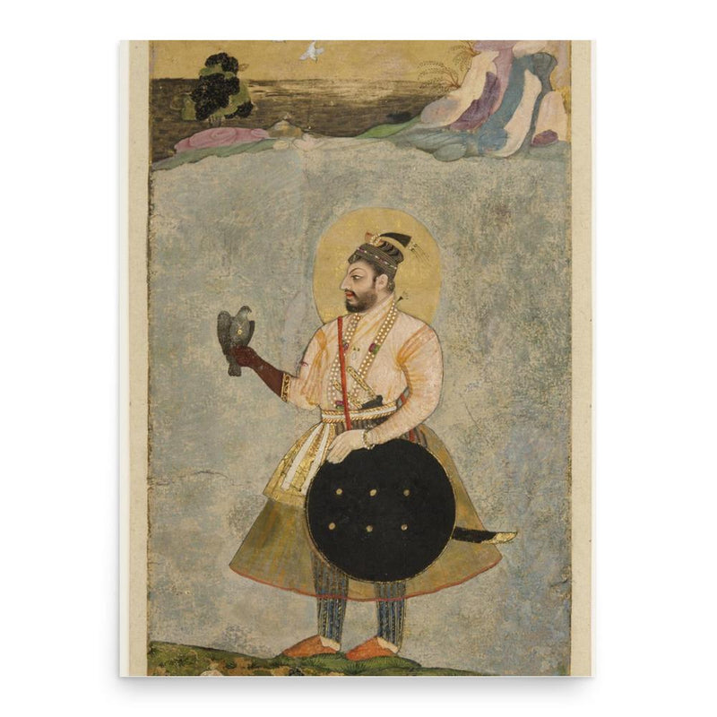 Ali Adil Shah II poster print, in size 18x24 inches.