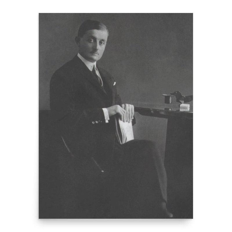 Ali Asllani poster print, in size 18x24 inches.