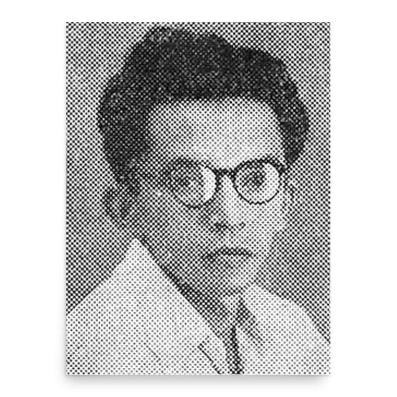 Ali Audah poster print, in size 18x24 inches.