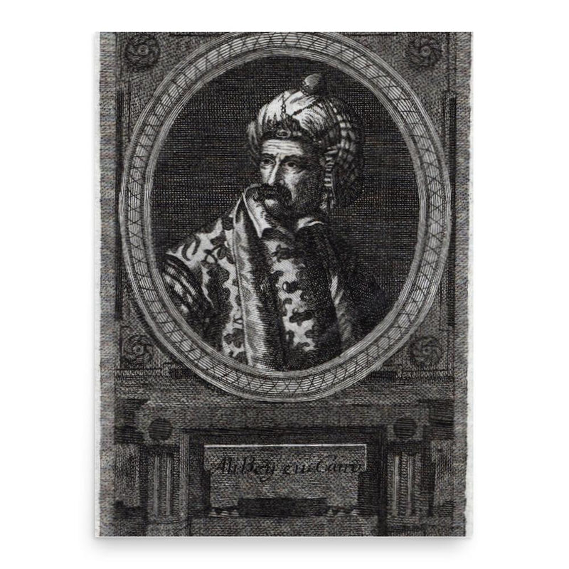 Ali Bey al-Kabir poster print, in size 18x24 inches.