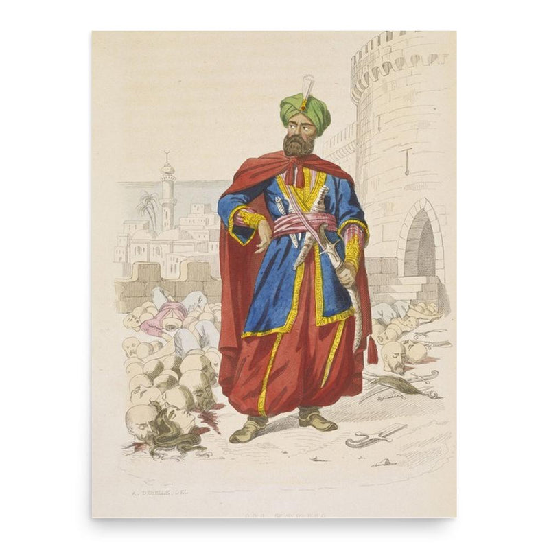 Ali Khodja poster print, in size 18x24 inches.