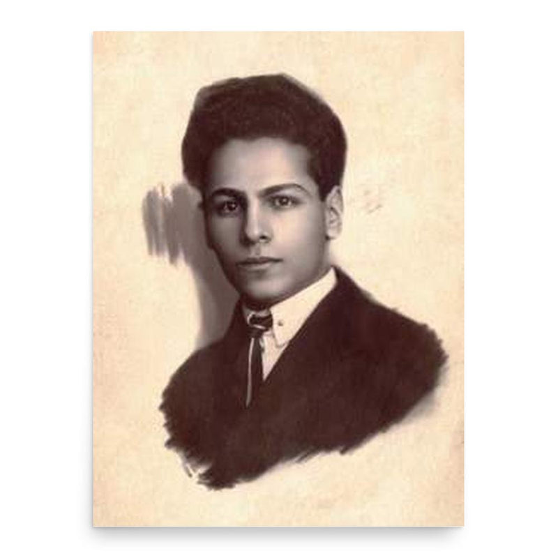 Ali Nazem poster print, in size 18x24 inches.