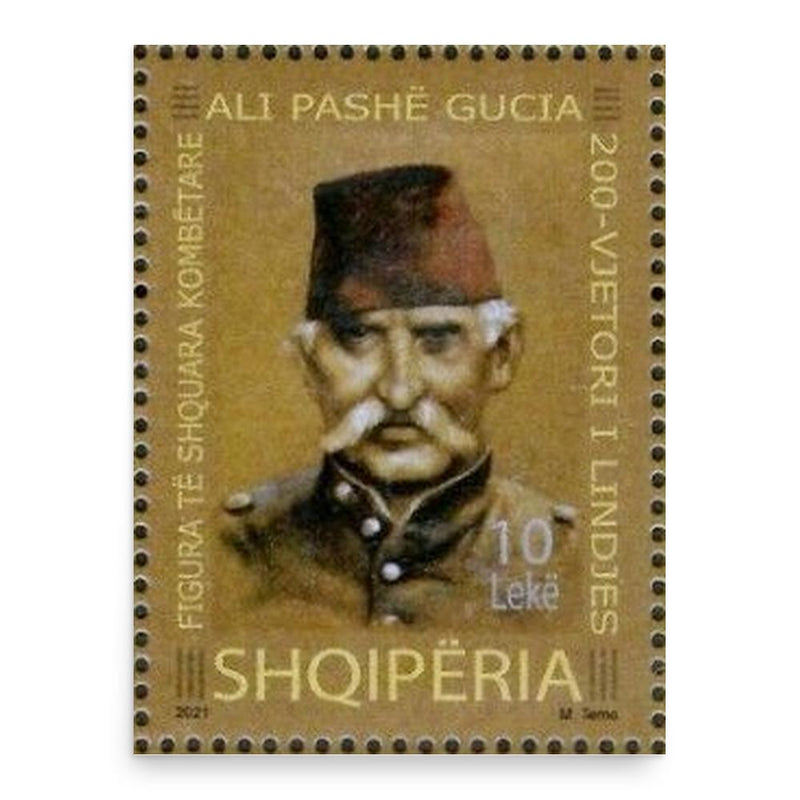 Ali Pasha of Gusinje poster print, in size 18x24 inches.