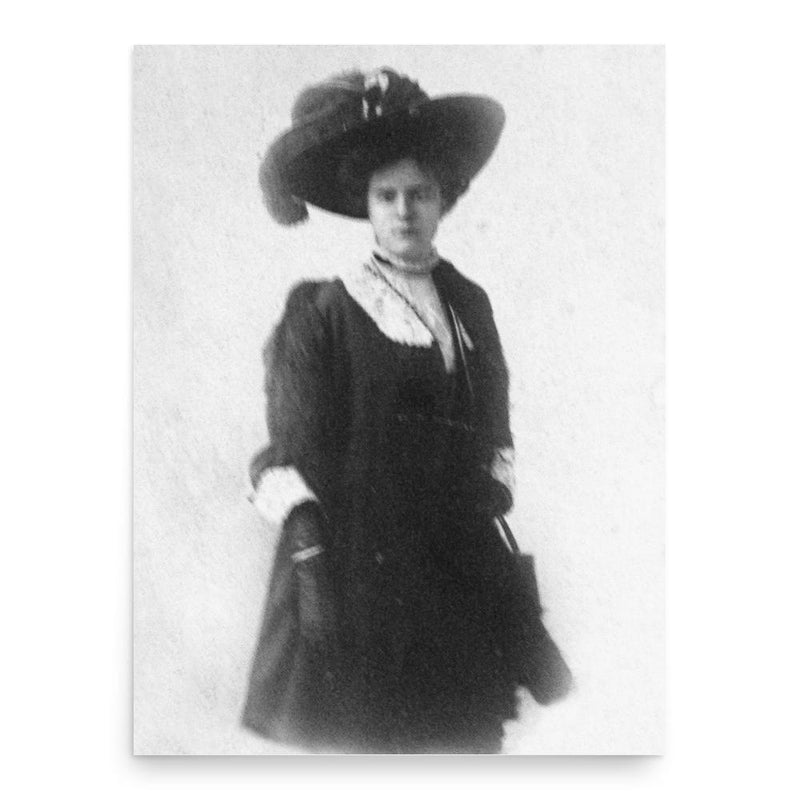 Alice Brown Chittenden poster print, in size 18x24 inches.