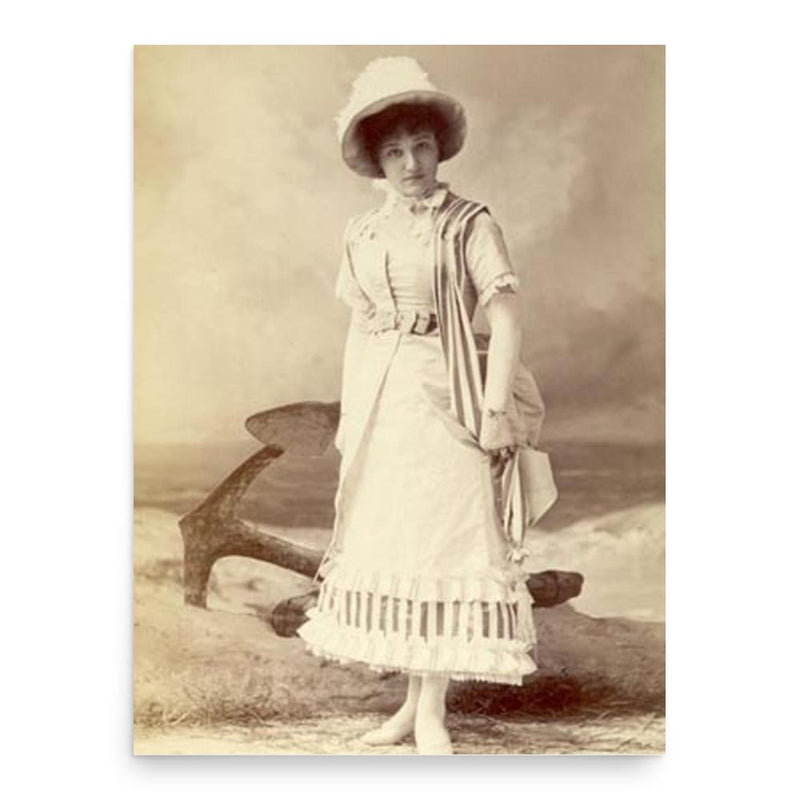 Alice Burville poster print, in size 18x24 inches.