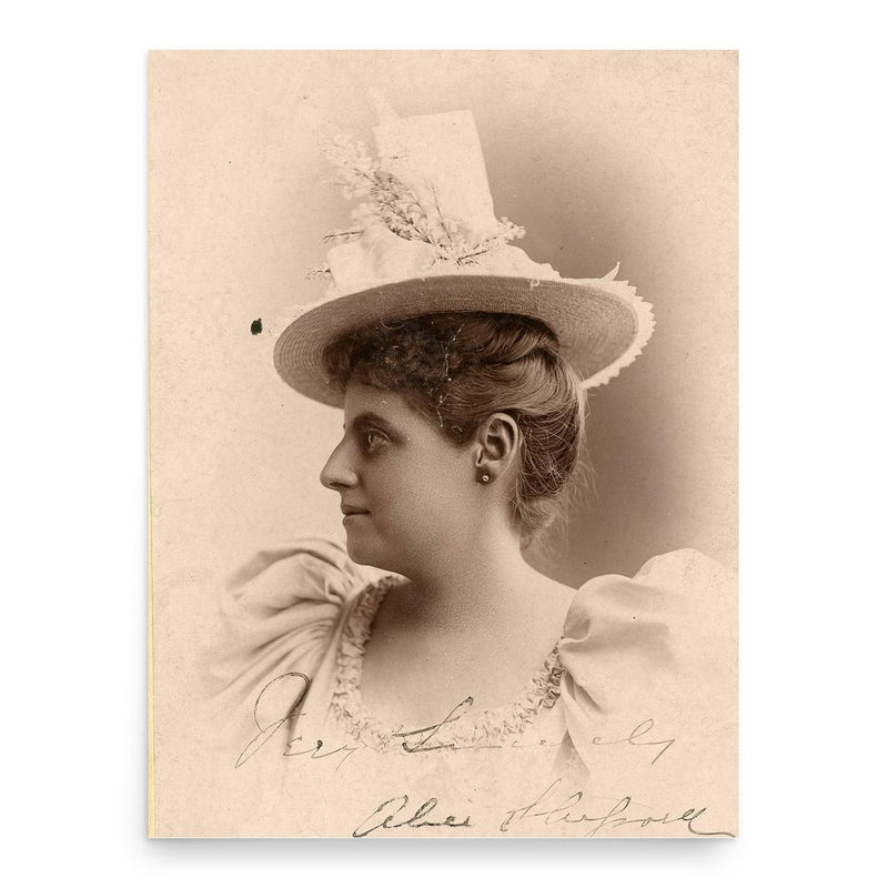 Alice Davenport poster print, in size 18x24 inches.