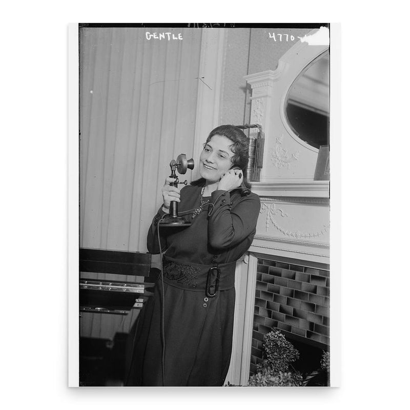 Alice Gentle poster print, in size 18x24 inches.