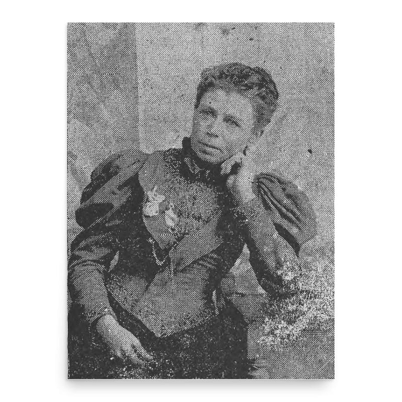 Alice Gray Jones poster print, in size 18x24 inches.