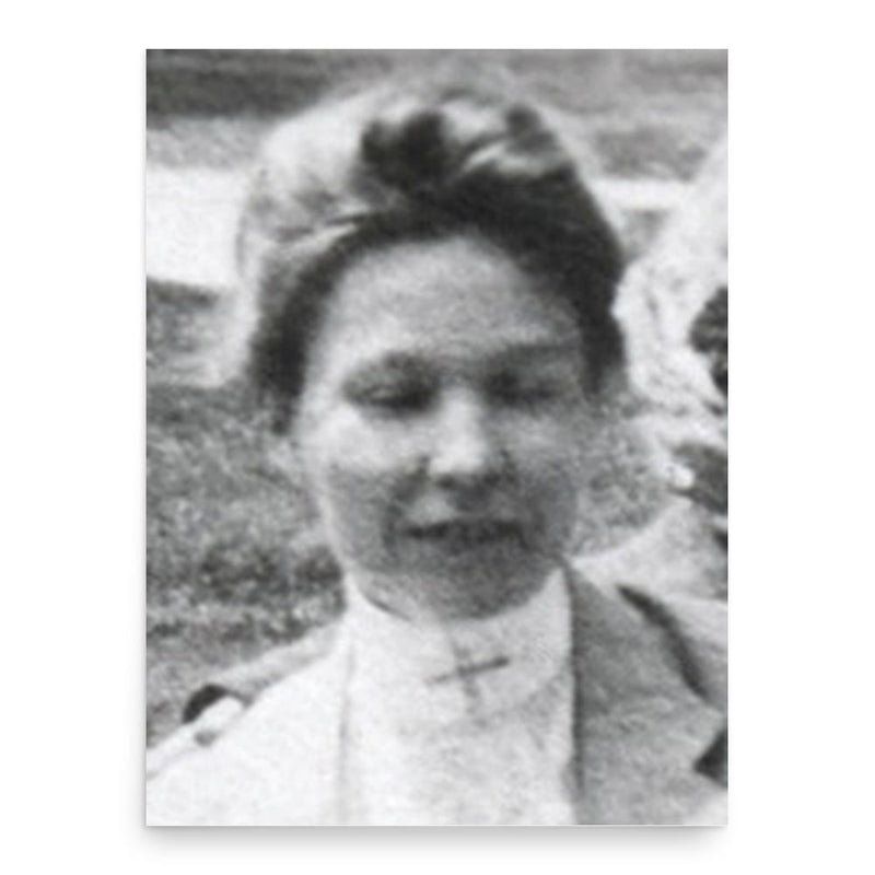 Alice Haskins poster print, in size 18x24 inches.