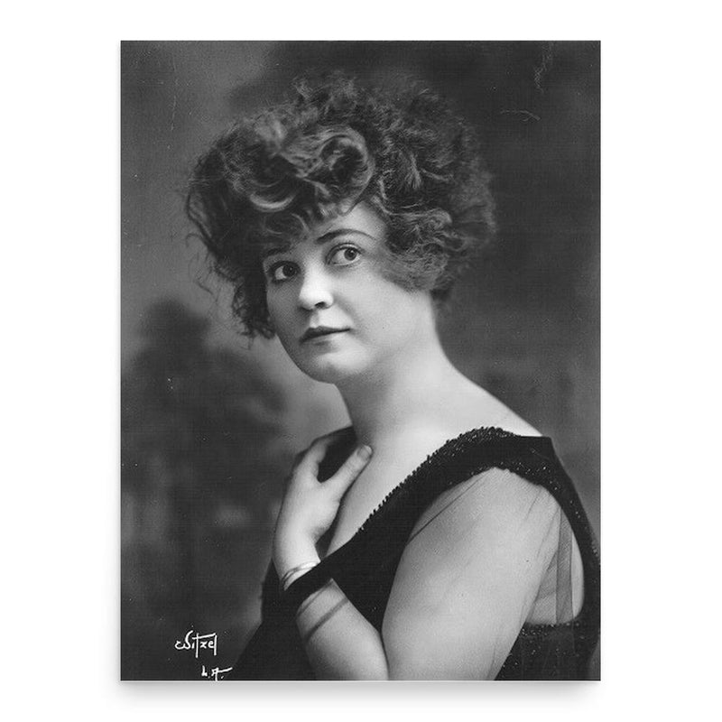 Alice Howell poster print, in size 18x24 inches.