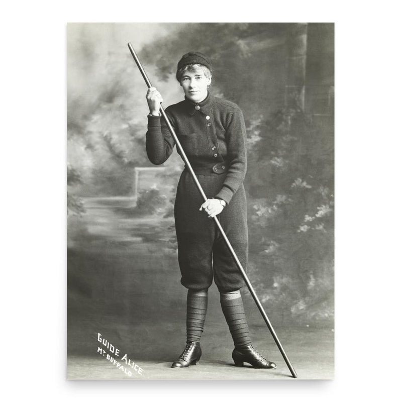 Alice Manfield poster print, in size 18x24 inches.