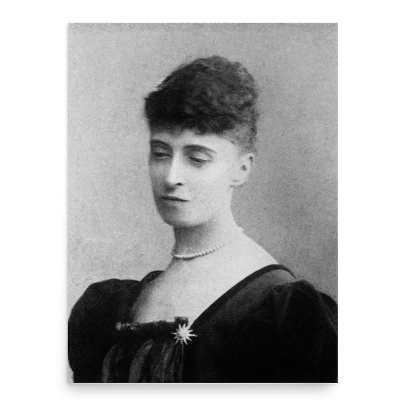 Alice Meynell poster print, in size 18x24 inches.