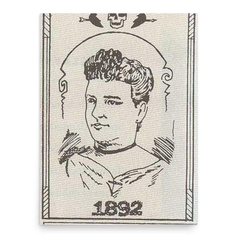 Alice Mitchell poster print, in size 18x24 inches.