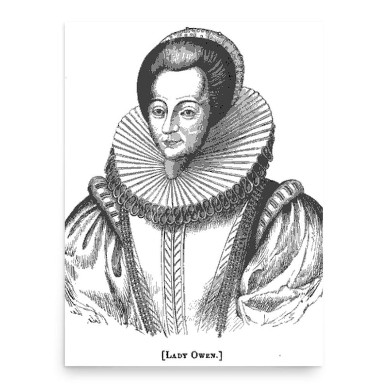 Alice Owen poster print, in size 18x24 inches.