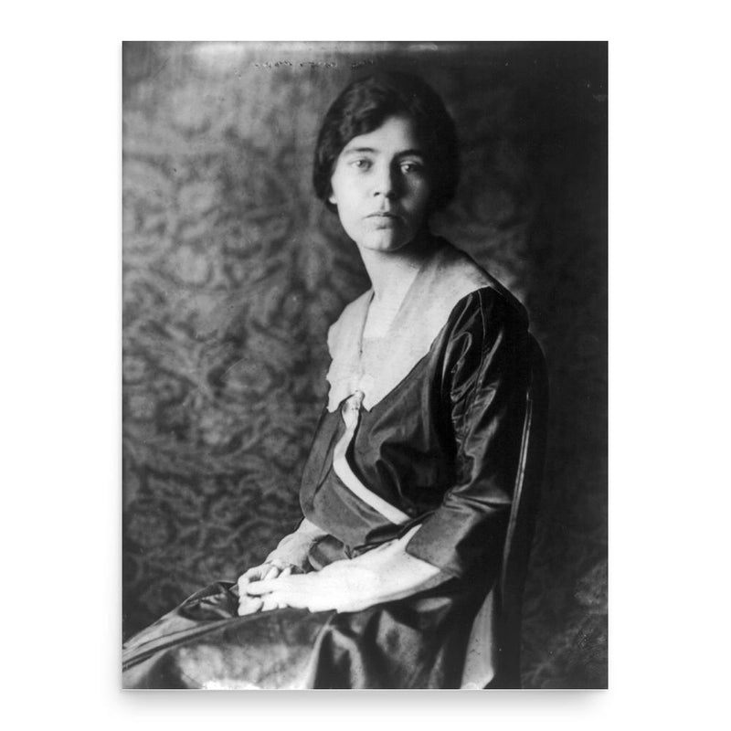 Alice Paul poster print, in size 18x24 inches.