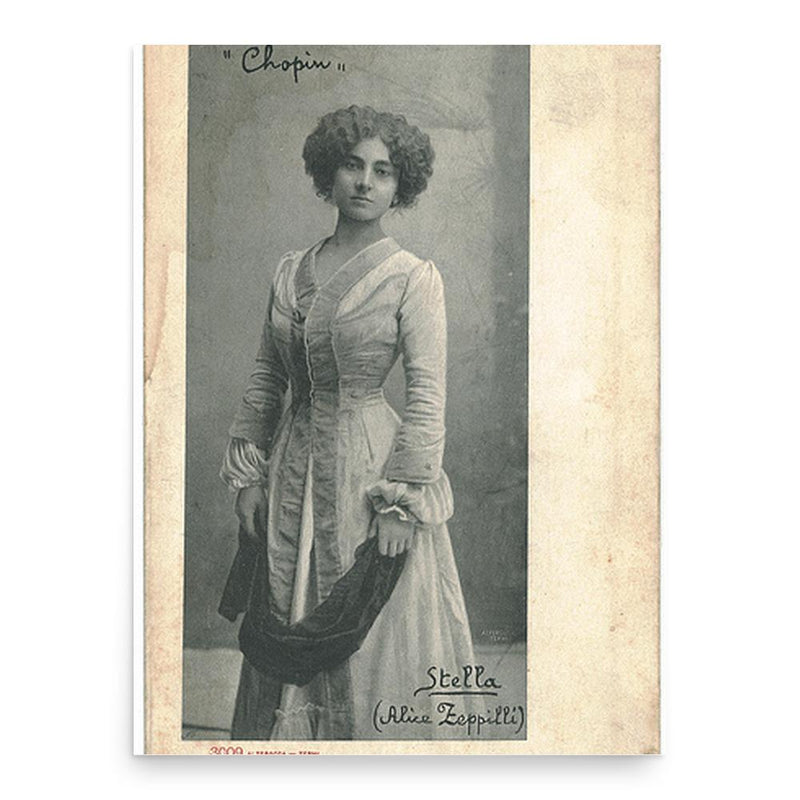 Alice Zeppilli poster print, in size 18x24 inches.