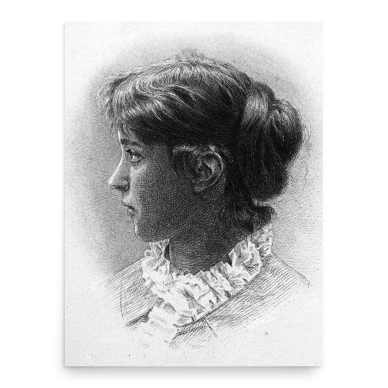 Alice de Chambrier poster print, in size 18x24 inches.