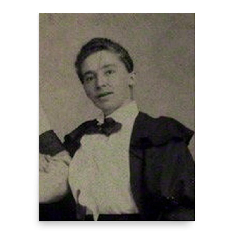 Alicia Little poster print, in size 18x24 inches.