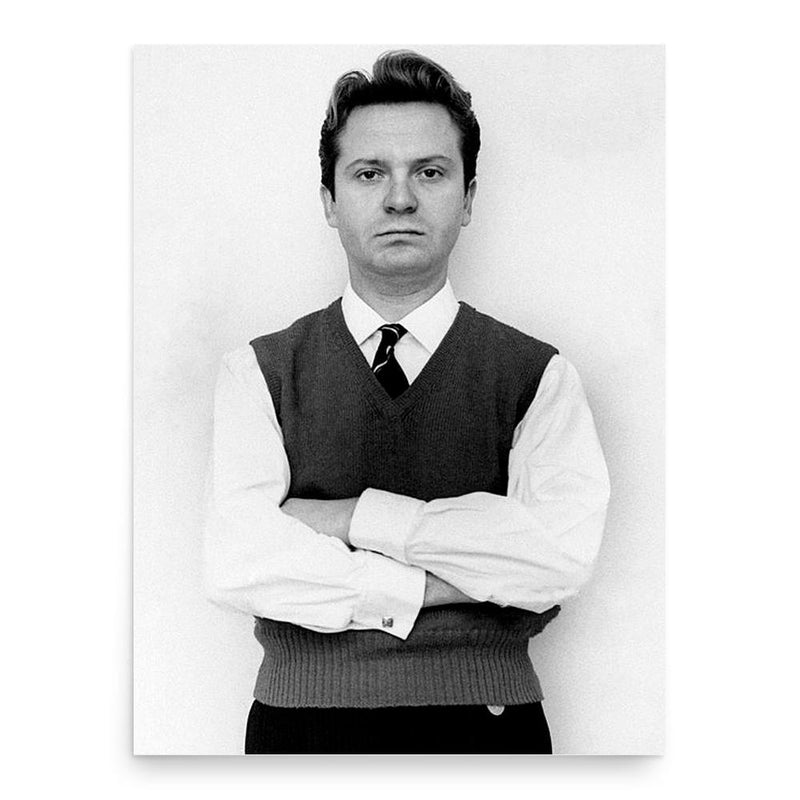 Alighiero Noschese poster print, in size 18x24 inches.