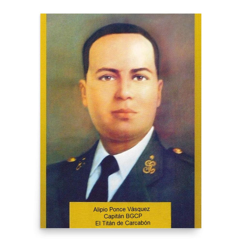 Alipio Ponce poster print, in size 18x24 inches.