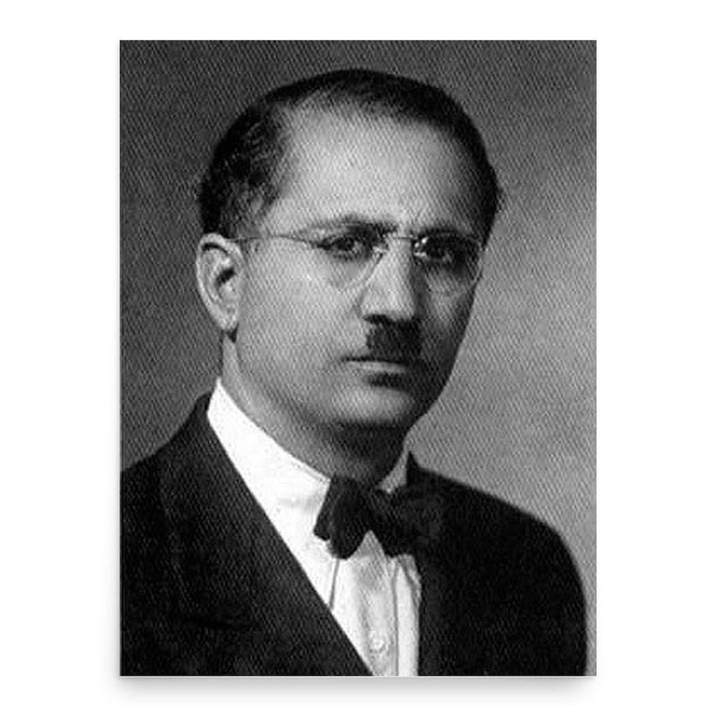 Allah-Yar Saleh poster print, in size 18x24 inches.