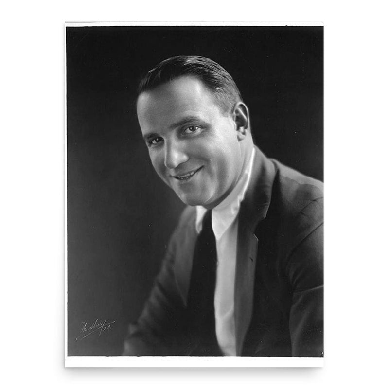 Allan Dwan poster print, in size 18x24 inches.