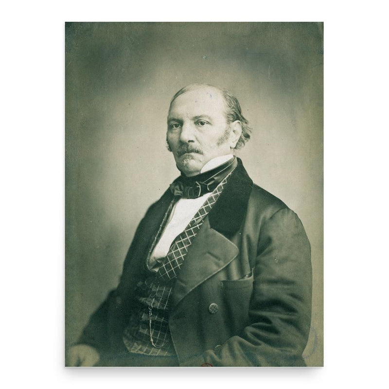 Allan Kardec poster print, in size 18x24 inches.