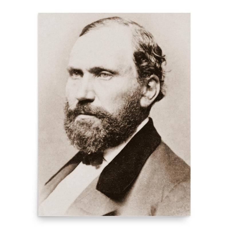 Allan Pinkerton poster print, in size 18x24 inches.