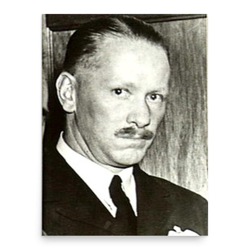 Allan Walters poster print, in size 18x24 inches.