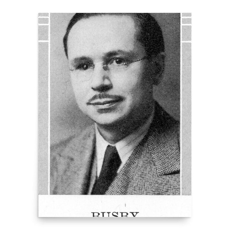 Allen Busby poster print, in size 18x24 inches.