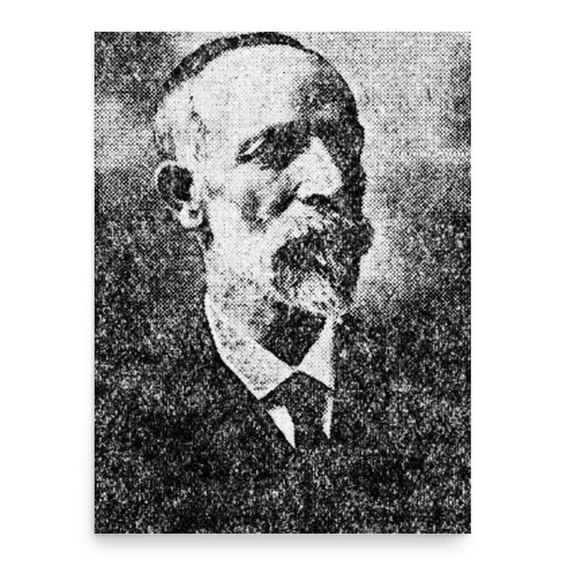 Allen Gee poster print, in size 18x24 inches.