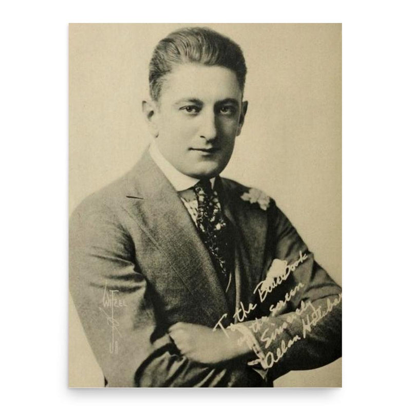 Allen Holubar poster print, in size 18x24 inches.