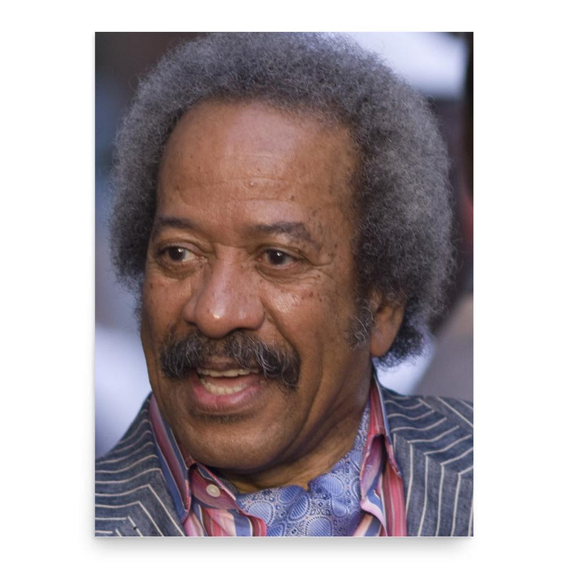 Allen Toussaint poster print, in size 18x24 inches.