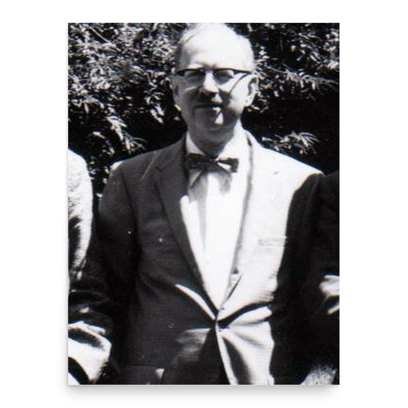 Allen Wikgren poster print, in size 18x24 inches.