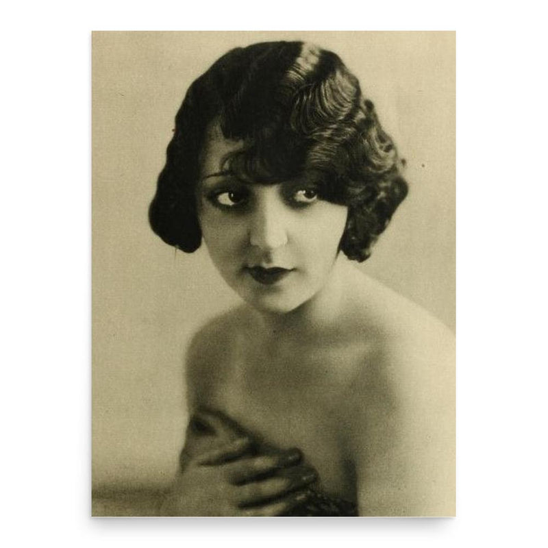 Alma Bennett poster print, in size 18x24 inches.