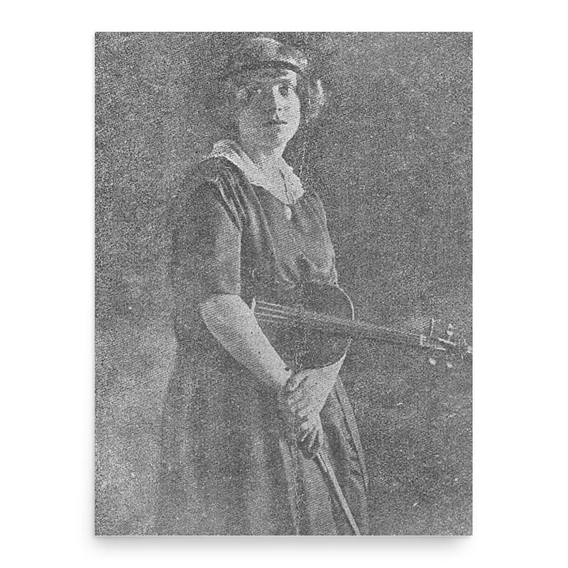 Alma Moodie poster print, in size 18x24 inches.