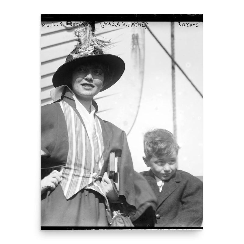 Alma Vetsera Hayne poster print, in size 18x24 inches.