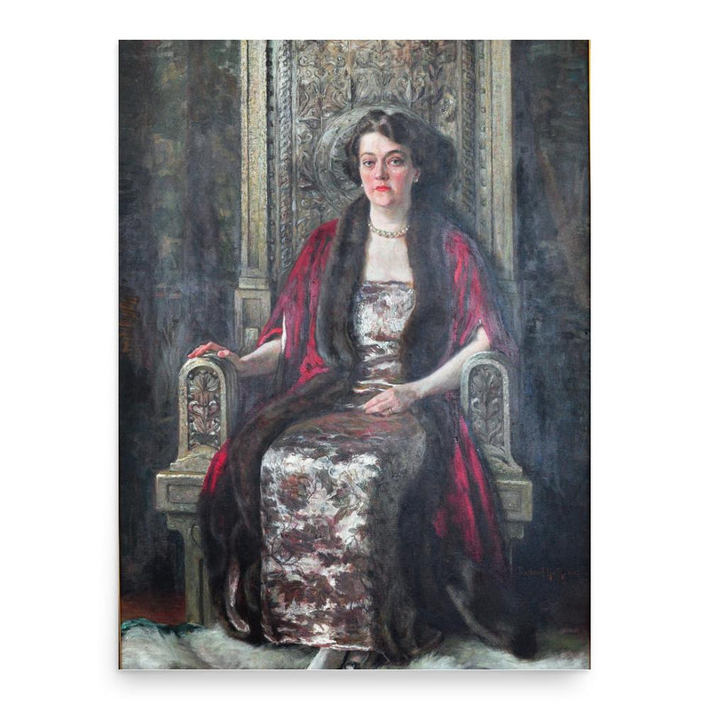 Alma de Bretteville Spreckels poster print, in size 18x24 inches.