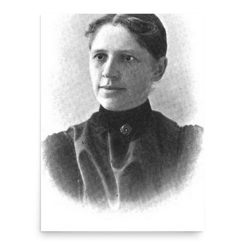 Almah Jane Frisby poster print, in size 18x24 inches.