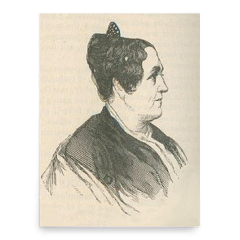 Almira Hart Lincoln Phelps poster print, in size 18x24 inches.