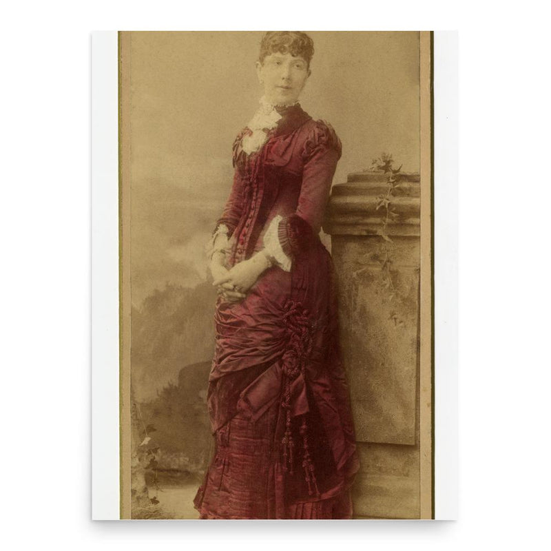 Almira Hershey poster print, in size 18x24 inches.