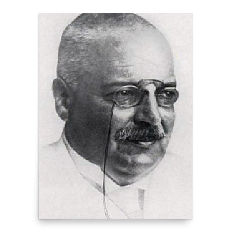 Alois Alzheimer poster print, in size 18x24 inches.